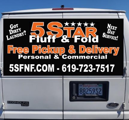 Choose 5 Star for the best in Fluff and Fold Service